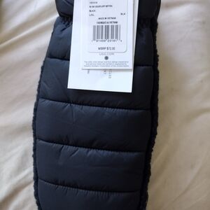 UGG Black Quilted Mittens